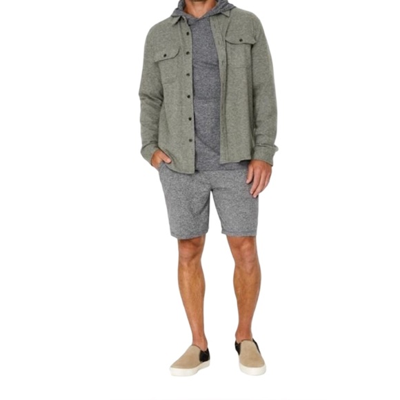 7 Diamonds Other - 7 Diamonds Generation Solid Sweater Flannel Olive Button Up Men’s Size Medium
